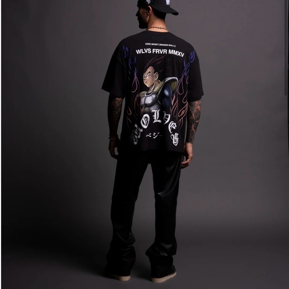 DARC SPORT X DRAGON BALL Z (DBZ) X VEGETA ONE OF US SHIRT - Picture 7 of 10